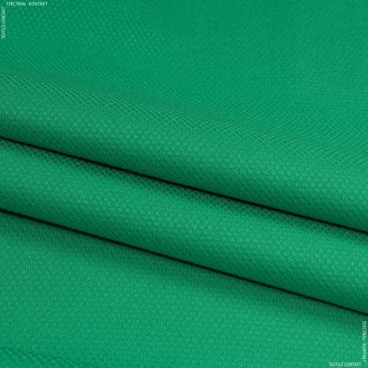 Ткани для детской одежды - Коттон lindatf стрейч пике зеленый
