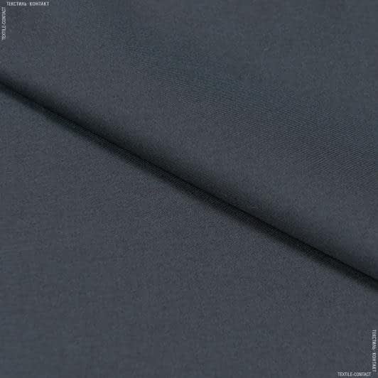 Тканини для суконь - Сорочкова піма сатен сірий/графіт