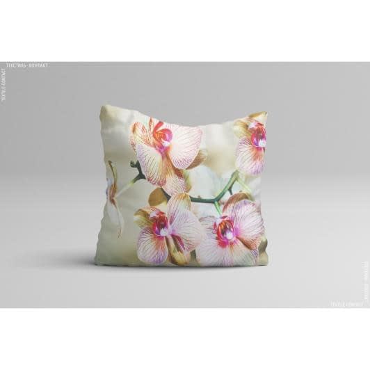 Тканини для подушок - Декор-купон наволочка Орхидея 45х45