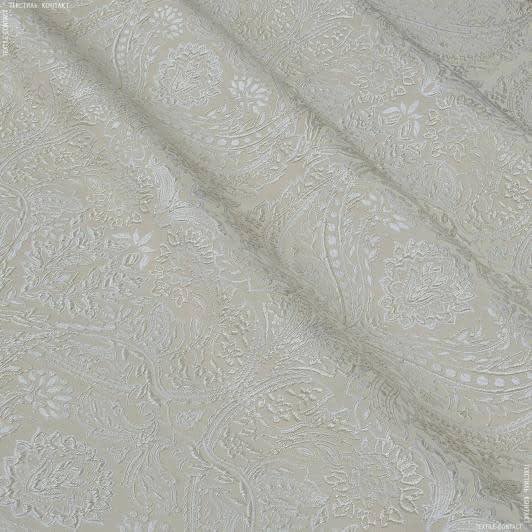 Ткани портьерные ткани - Декоративная ткань Самира бежевый,молочный