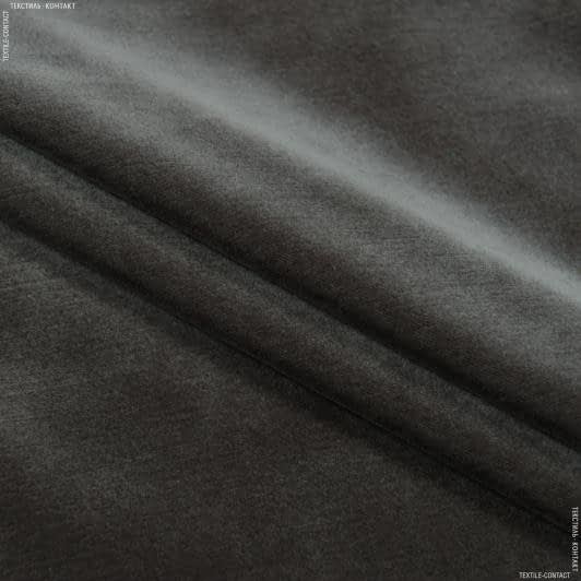 Ткани театральные ткани - Велюр  ПИУМА / PIUMA сток, серый