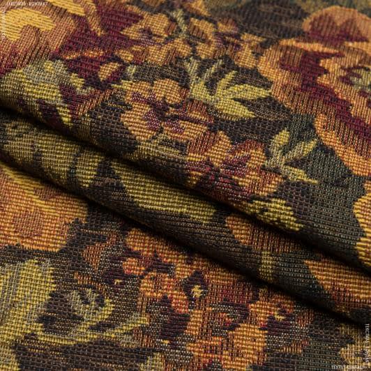 Ткани для декоративных подушек - Гобелен  розы пилигрим /желтый