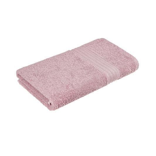 Ткани махровые полотенца - Полотенце махровое з бордюром 50х90 сиреневое