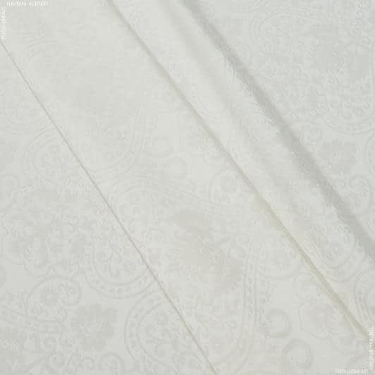Ткани для декоративных подушек - Декоративная ткань Юджина  молочная