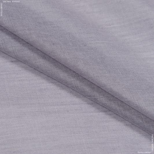 Ткани ненатуральные ткани - Тюль батист Эксен цвет фиалка с утяжелителем