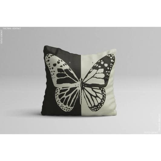 Тканини для декоративних подушок - Декор-купон для наволочки ,метелик 48см х 45см