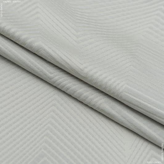 Ткани для штор - Декоративная ткань Дрезден компаньон графика песочно-серый