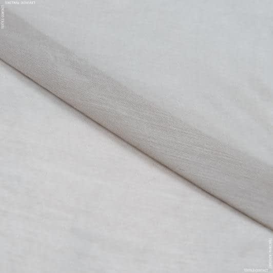 Ткани для сорочек и пижам - Батист-маркизет бежево-серый