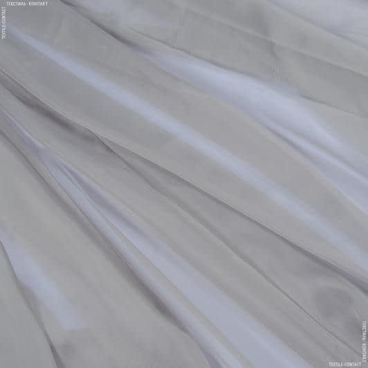Тканини гардинні тканини - Тюль Вуаль-шовк т.сірий з обважнювачем