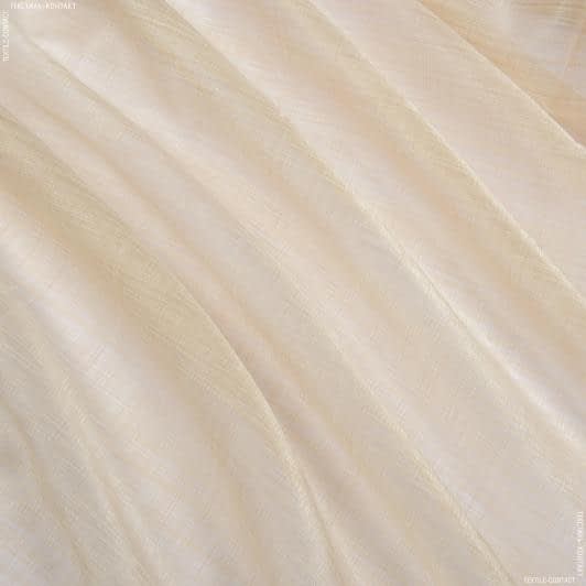 Тканини гардинні тканини - Тюль органза Соломка  молочний