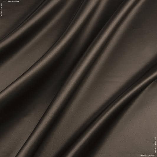Ткани для театральных занавесей и реквизита - Декоративный атлас корсика т.коричневый