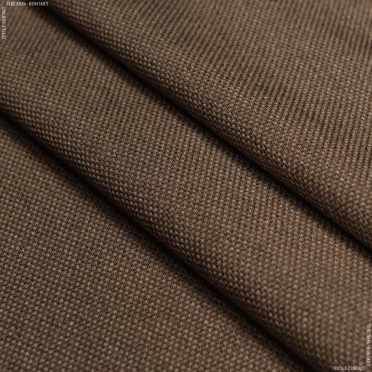 Тканини портьєрні тканини - Рогожка  Брук/BROOKE брук св.коричневий