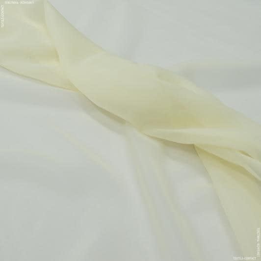 Тканини гардинні тканини - Тюль вуаль вершковий
