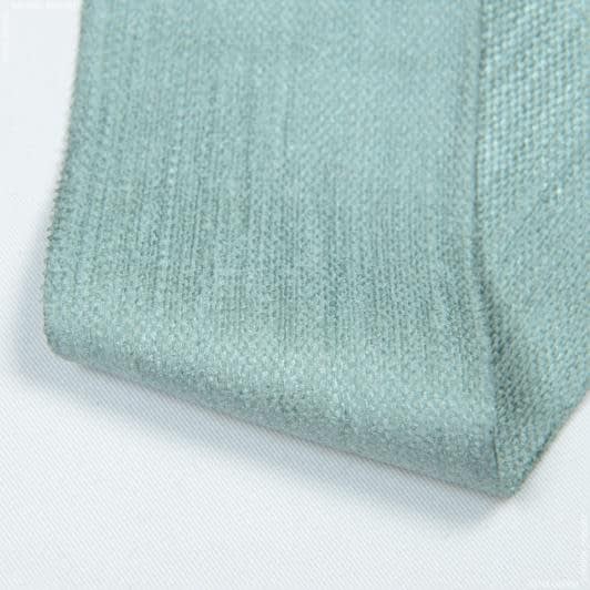 Ткани для декора - Тесьма шенилл Стаф цвет бирюза 75 мм (25м)