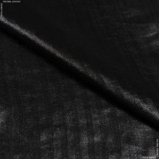Тканини для одягу - Блузкова YOSU глянець чорна