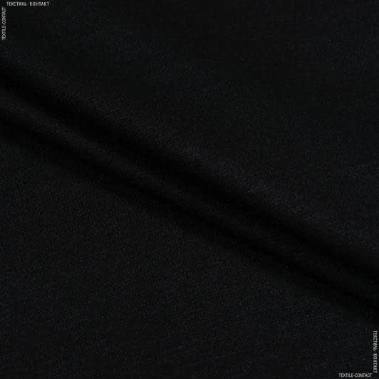 Тканини для костюмів - Трикотаж ангора щільний чорний