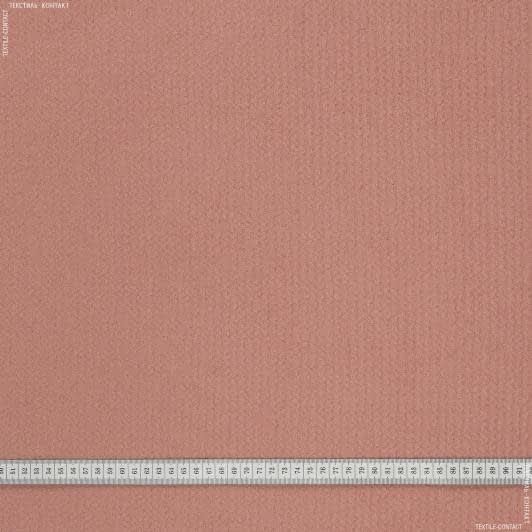 Ткани букле - Пальтовый трикотаж букле косичка персиковый