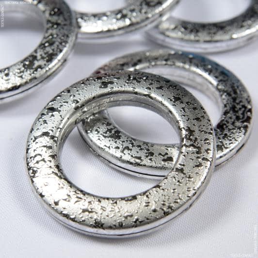 Тканини для карнизів - Люверси Гальваніка колір мокре срібло 35мм
