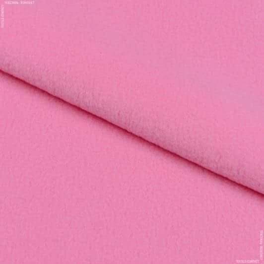 Ткани трикотаж - Флис-240 розовый