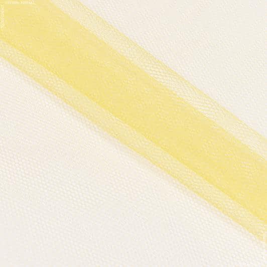 Тканини для драпірування стін і стель - Фатин жорсткий лимонно-жовтий