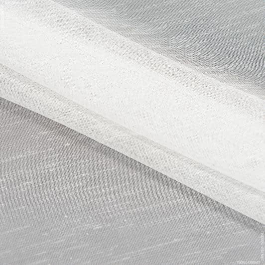 Ткани гардинные ткани - Тюль кисея с утяжелителем  АЛЯСКА /  молочный