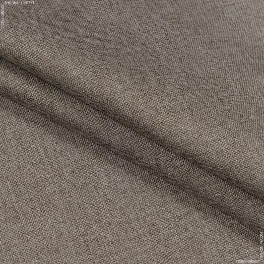 Тканини портьєрні тканини - Блекаут меланж /BLACKOUT колір оливково-бежевий
