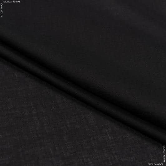 Ткани для рубашек - Батист черный