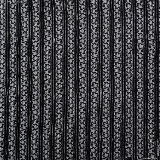 Тканини мереживна тканина - Гіпюр чорний