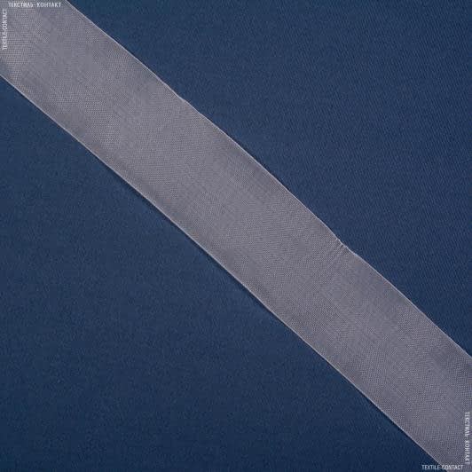 Ткани для дома - Тесьма шторная под Люверсы пришивная прозрачная 60мм±0.5мм/50м