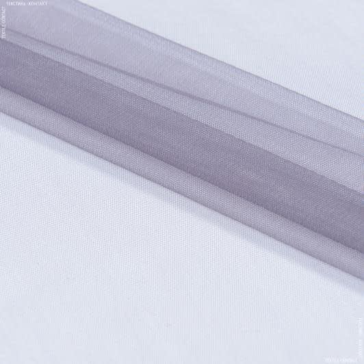 Ткани для одежды - Микросетка Энжел лилово-серая
