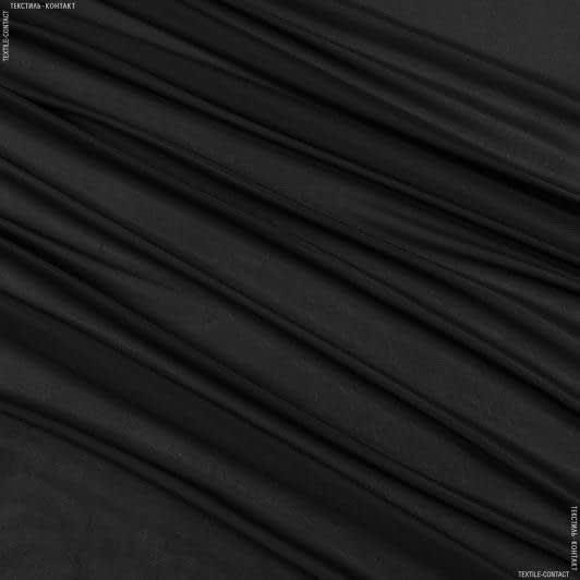 Ткани подкладочная ткань - Подкладка трикотажная плотная сетка черный