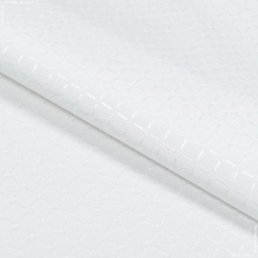 Ткани horeca - Ткань с акриловой пропиткой жаккард Этруско/ ETRUSCO  ромб молочный