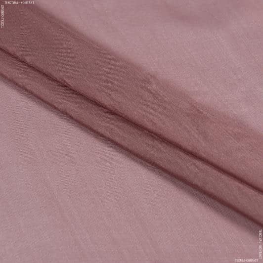 Ткани для платьев - Шифон-шелк натуральный темно-фрезовый