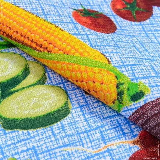 Тканини для рушників - Тканина рушникова вафельна набивна овочі