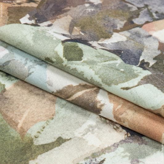 Тканини портьєрні тканини - Декоративна тканина росас картина/rosas беж,зелений
