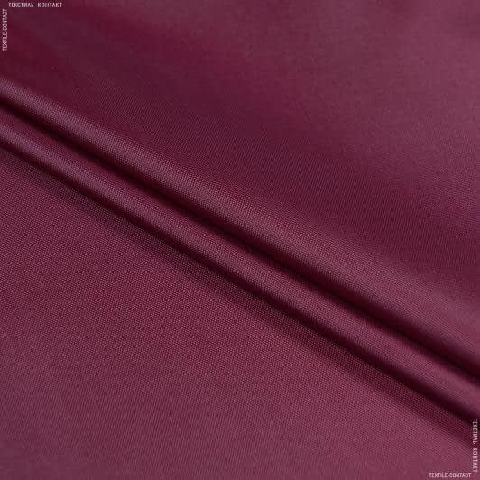 Тканини для верхнього одягу - Болонія сільвер темно-вишнева