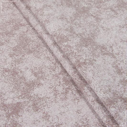 Тканини портьєрні тканини - Декоративна тканина Лайсіпо бордо-молочна