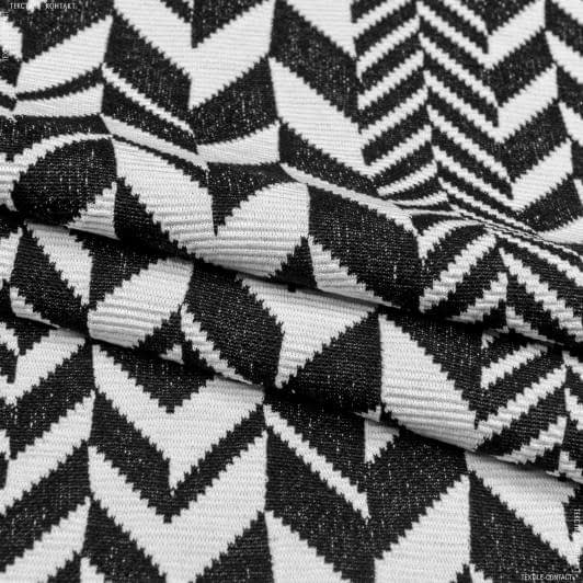 Тканини для костюмів - Трикотаж чорно-білий