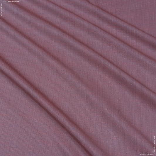 Ткани жаккард - Декоративная ткань Эмили рогожка серо-коралловый