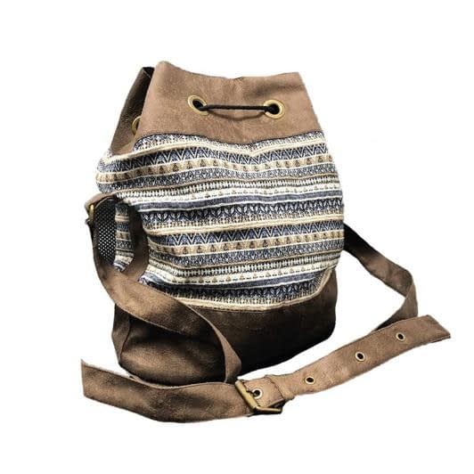 Тканини сумка шопер - Сумка TaKa Sumka торба Комбо коричнева