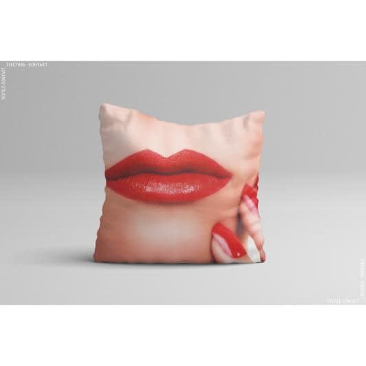 Ткани для подушек - Купон на декоративную подушку " ГУБЫ"