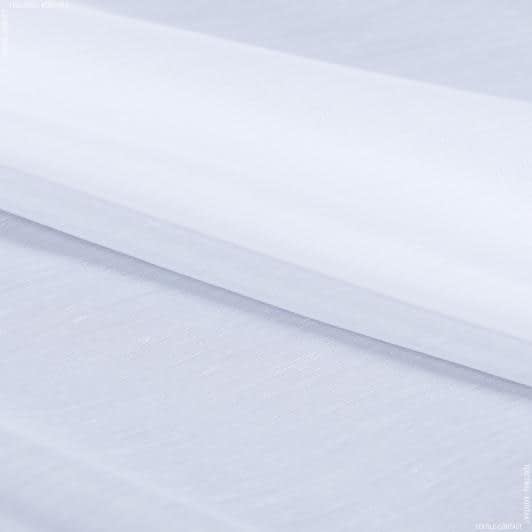 Ткани гардинные ткани - Тюль батист Перл белый с утяжелителем