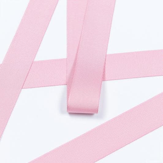 Ткани для украшения и упаковки подарков - Репсовая лента Грогрен  цвет св.фрез 31 мм
