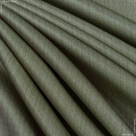 Ткани портьерные ткани - Портьерная ткань миле меланж двухсторонняя зеленый