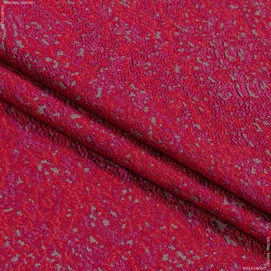 Тканини портьєрні тканини - Декоративна тканина верміон червоний, малиновий