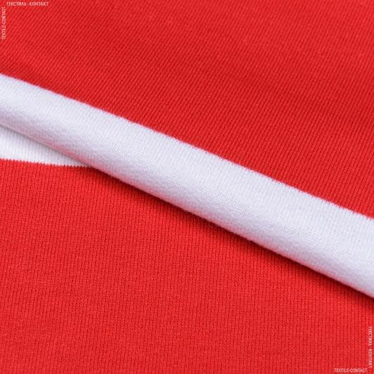 Ткани для юбок - Трикотаж в полоску красную