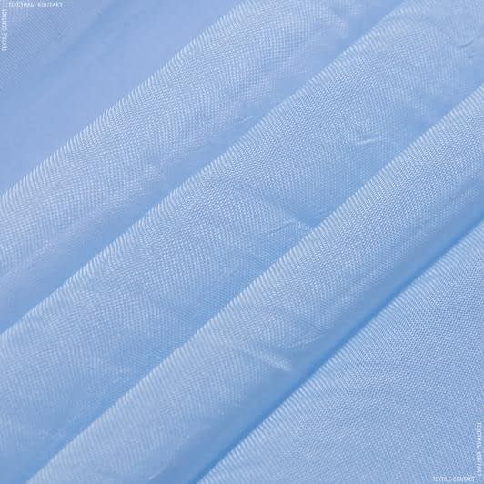 Тканини гардинні тканини - Тюль з обважнювачем вуаль креш блакитний