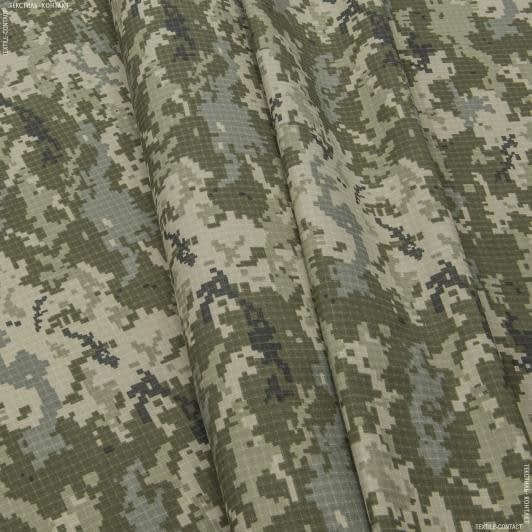 Тканини для військової форми - Ріп-стоп камуфльований піксель
