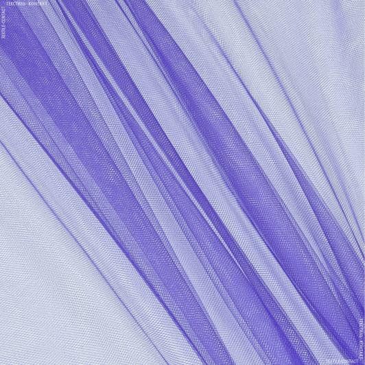 Ткани для блузок - Фатин блестящий чернильно-фиолетовый