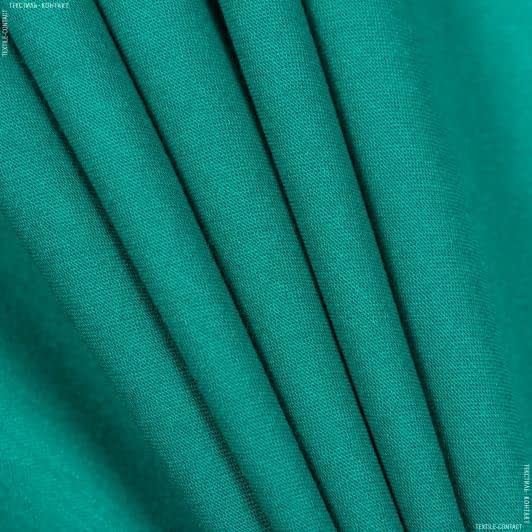 Тканини для суконь - Платтяний сатин віскозний смарагдовий